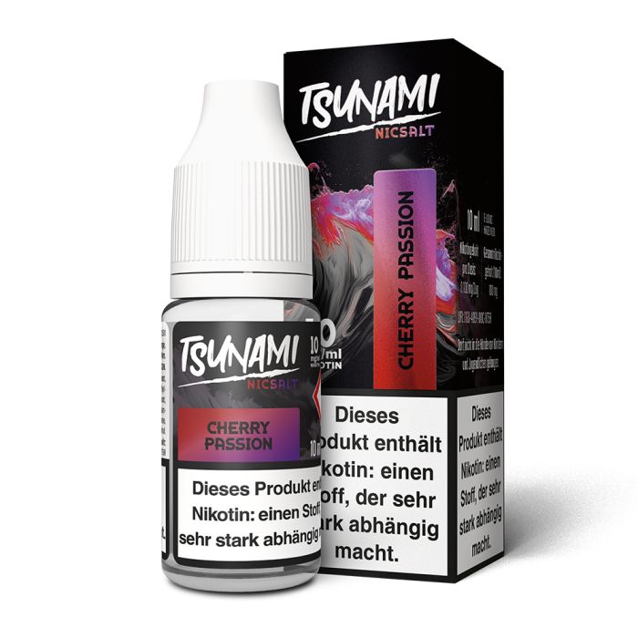 Cherry Passion - Tsunami - Nikotinsalz Liquid - 10ml