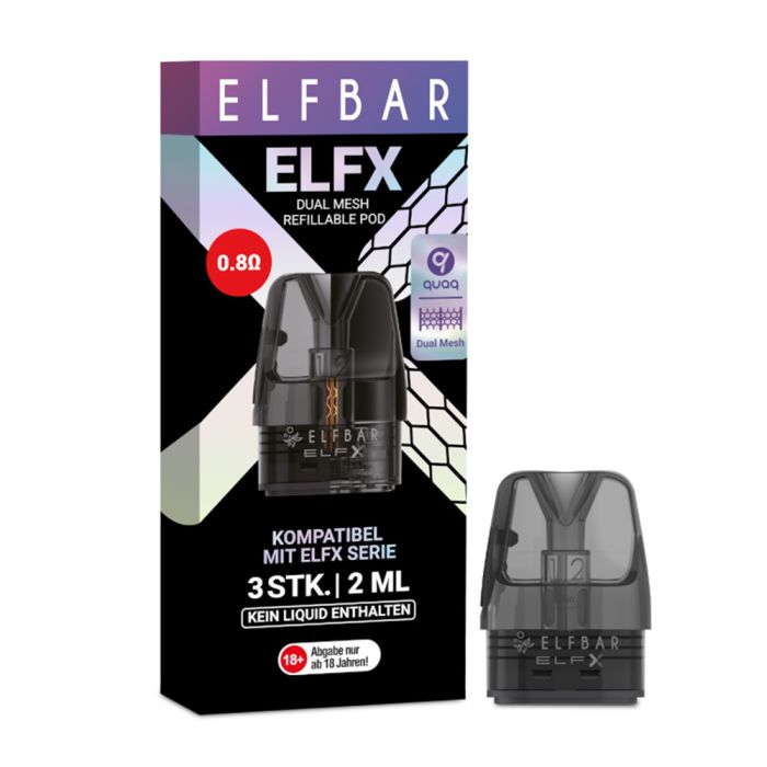 ELFBAR ELFX Pods (3 Stück - 0,8 Ohm - 2ml)