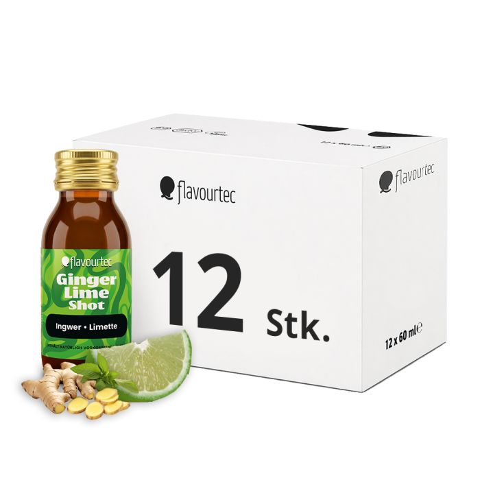 Ginger Lime Shot - Flavourtec - Fruity Line - 12 x 60ml