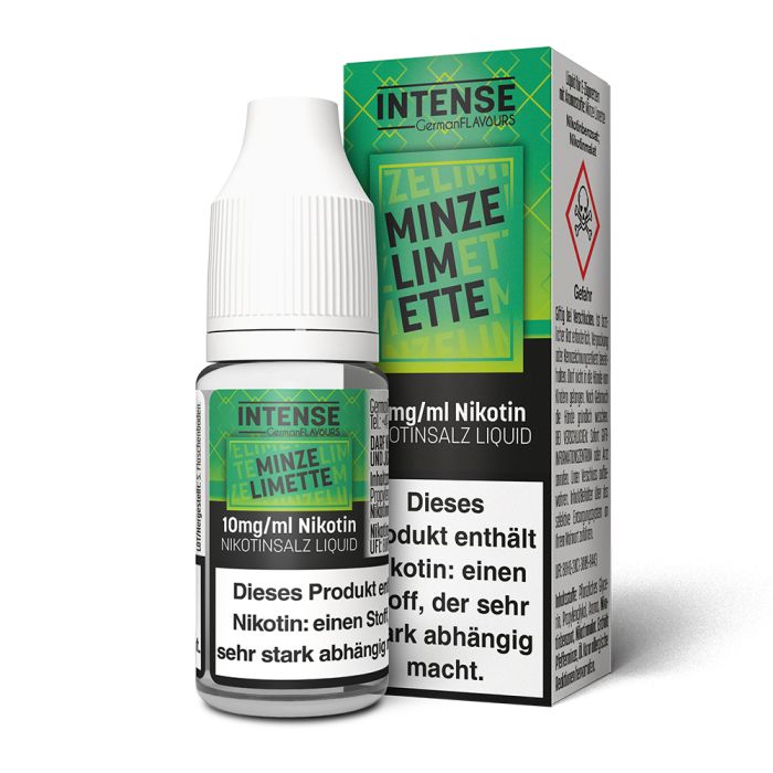 Minze Limette - Intense - Nikotinsalz Liquid - 10ml