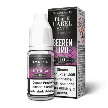 Beeren Limo - Black Label - Nikotinsalz Liquid - 10ml