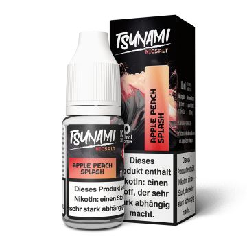 Apple Peach Splash - Tsunami - Nikotinsalz Liquid - 10ml