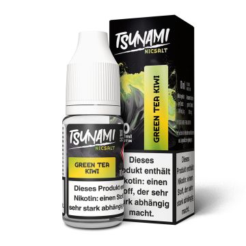 Green Tea Kiwi - Tsunami - Nikotinsalz Liquid - 10ml