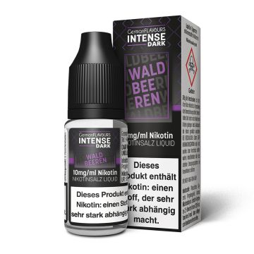Waldbeeren - Intense Dark - Nikotinsalz Liquid - 10ml