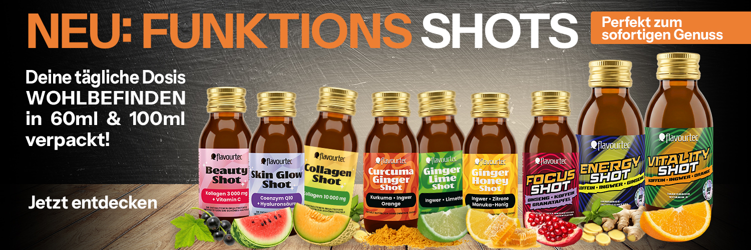 Neu bei uns: Trinkfertige Funktions Shots