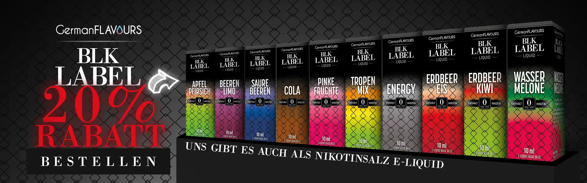 20% Rabatt - Black Liquids