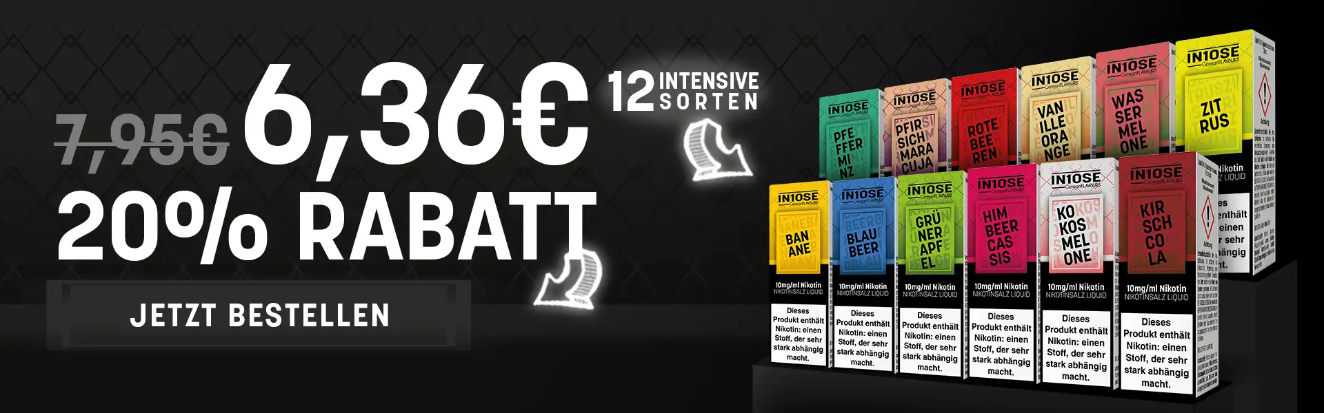 20% Rabatt - Intense Liquids